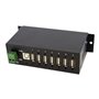 StarTech.com USB 2.0 Industrial USB Hub USB-Hubs - 7 - Schwarz