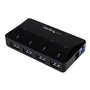 StarTech.com USB 3.0 Hub 4-Port plus Dedicated Charging Port USB-Hubs - USB 3.2 - 4 - Schwarz