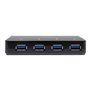StarTech.com USB 3.0 Hub 4-Port plus Dedicated Charging Port USB-Hubs - USB 3.2 - 4 - Schwarz