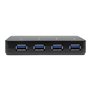 StarTech.com USB 3.0 Hub 4-Port plus Dedicated Charging Port USB-Hubs - USB 3.2 - 4 - Schwarz