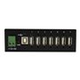 StarTech.com USB 2.0 Industrial USB Hub USB-Hubs - 7 - Schwarz