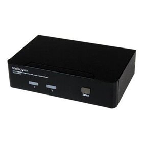 StarTech.com 2 Port USB HDMI KVM Switch mit Audio und USB 2.0 Hub - KVM / Audio / USB Switch - 2 Anschlüsse