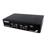 StarTech.com 4 Port USB DisplayPort KVM Switch mit Audio - KVM / Audio / USB Switch - 4 Anschlüsse