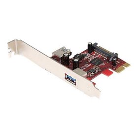 StarTech.com 2 Port PCI Express SuperSpeed USB 3.0 Card - 1 Internal 1 External - USB-Adapter