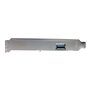 StarTech.com 2 Port PCI Express SuperSpeed USB 3.0 Card - 1 Internal 1 External - USB-Adapter