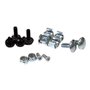 StarTech.com Eistellbarer Rack Befestigungskit DIN Rail Kit mit Top Hat/Mini/G Schienen - Kit für Rack mit Schienen