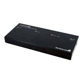StarTech.com 2 Port DVI Video Splitter mit Audio - video-/audiosplitter - 2 Anschlüsse