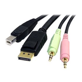 StarTech.com 4-in-1 USB DisplayPort KVM