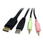 StarTech.com 4-in-1 USB DisplayPort KVM