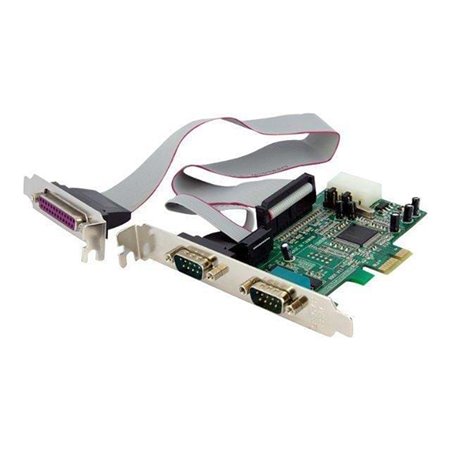 StarTech.com 2S1P Native PCI Express Parallel Serial Combo Card mit 16550 UART