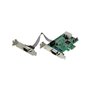 StarTech.com 2 Port Low Profile Native RS232 PCI Express Serial Card mit 16550 UART - Seriell Adapter