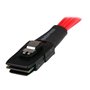 StarTech.com Serial Attached SCSI SAS Kabel - SFF-8087 zu 4x Latching SATA - Seriell ATA / SAS Kabel
