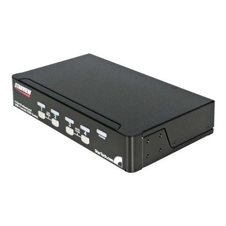 StarTech.com 4 Port 1U Rack Befestigungskit USB KVM Switch mit OSD - KVM Switch - 4 Anschlüsse