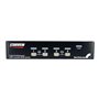 StarTech.com 4 Port 1U Rack Befestigungskit USB KVM Switch mit OSD - KVM Switch - 4 Anschlüsse