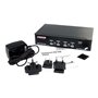 StarTech.com 4 Port 1U Rack Befestigungskit USB KVM Switch mit OSD - KVM Switch - 4 Anschlüsse