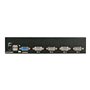 StarTech.com 4 Port 1U Rack Befestigungskit USB KVM Switch mit OSD - KVM Switch - 4 Anschlüsse