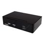 StarTech.com 2 Port DVI USB KVM Switch mit Audio und USB 2.0 Hub - KVM / Audio / USB Switch - 2 Anschlüsse