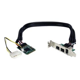 StarTech.com 3 Port 2b 1a 1394 Mini PCI Express FireWire Card Adapter - FireWire Adapter