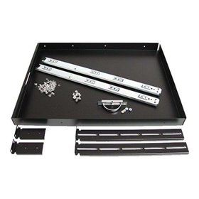 StarTech.com 22in Schwarz Deep Sliding Server Rack Gehäuse Regal