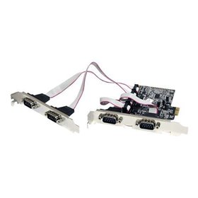 StarTech.com 4 Port Native PCI Express RS232 Serial Adapter Card mit 16550 UART - Seriell Adapter