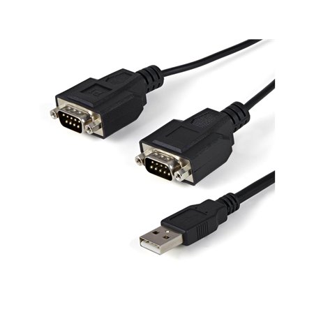 StarTech.com 2 Port FTDI USB zu Serial RS232 Adapter Kabel mit COM Retention - Seriell Adapter