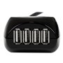 StarTech.com 15m USB 2.0 Active Cable with 4 Port Hub - hub - 4 ports USB-Hubs - 4 - Schwarz
