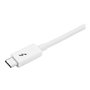 StarTech.com Thunderbolt 3 (20Gbps) USB C Cable - White - 2m