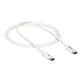 StarTech.com Thunderbolt 3 (20Gbps) USB C Cable - White - 2m