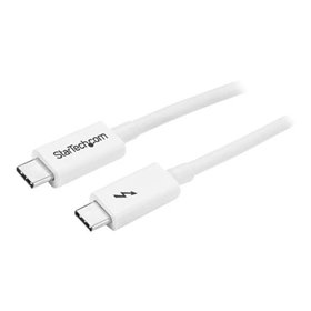 StarTech.com Thunderbolt 3 (20Gbps) USB C Cable - White - 1m