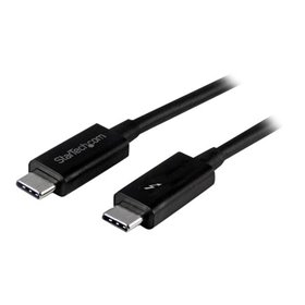 StarTech.com Thunderbolt 3 (20Gbps) USB C Cable - Black - 1m