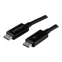 StarTech.com Thunderbolt 3 (20Gbps) USB C Cable - Black - 1m