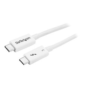 StarTech.com Thunderbolt 3 (40Gbps) USB C Cable - White - 50cm