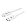 StarTech.com Thunderbolt 3 (40Gbps) USB C Cable - White - 50cm