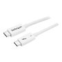 StarTech.com Thunderbolt 3 (40Gbps) USB C Cable - White - 50cm