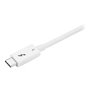 StarTech.com Thunderbolt 3 (40Gbps) USB C Cable - White - 50cm
