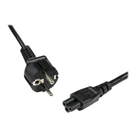 StarTech.com Laptop Power Cord Schuko CEE7 to C5 Clover Leaf - power cable - 2 m