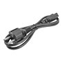 StarTech.com 3 Prong Laptop Power Cord Schuko CEE7 to C5 Clover Leaf - power cable - 1 m