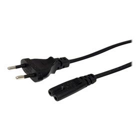 StarTech.com Standard Laptop Power Cord EU to C7 Power Cable Lead - power cable - 1 m