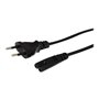 StarTech.com Standard Laptop Power Cord EU to C7 Power Cable Lead - power cable - 1 m