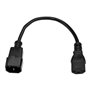 StarTech.com Standard Computer Power Cord Extension C14 to C13 - power extension cable - 1 m