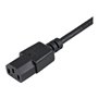 StarTech.com Standard Computer Power Cord Extension C14 to C13 - power extension cable - 1 m