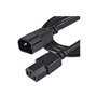 StarTech.com Standard Computer Power Cord Extension C14 to C13 - power extension cable - 1 m
