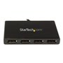 StarTech.com DisplayPort to DP Multi Monitor Splitter - 4-Port MST Hub - video splitter - 4 ports