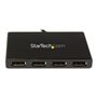 StarTech.com DisplayPort to DP Multi Monitor Splitter - 4-Port MST Hub - video splitter - 4 ports