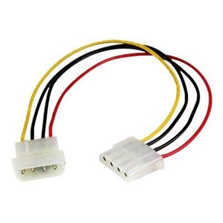 StarTech.com LP4 Power Extension Cable - M/F - power extension cable - 30.48 cm