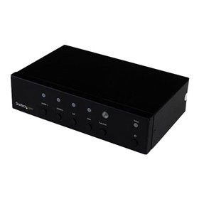 StarTech.com Multi-Input to HDMI Converter Switch - 2x HDMI + VGA + DP - 4K - video/audio switch
