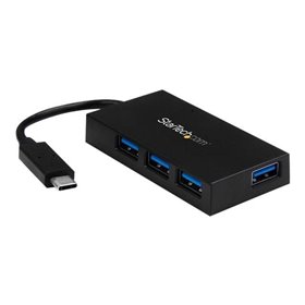 StarTech.com 4-Port USB-C Hub - USB-C to 4x USB-A - USB 3.0 Hub - Includes Power Adapter - hub - 4 ports USB-Hubs - USB 3.2 - 4 