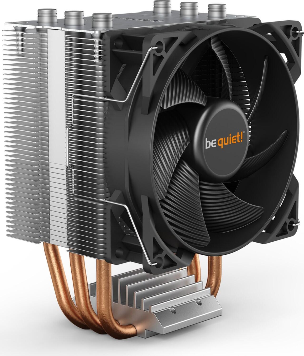 be quiet Luftkühler Pure Rock Slim 2 92mm 130W TDP silber-schwarz