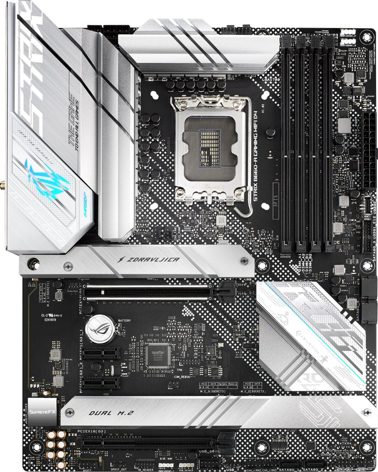 ASUS ROG STRIX B660-A Gaming WiFi D4 Mainboard Sockel Intel LGA 1700