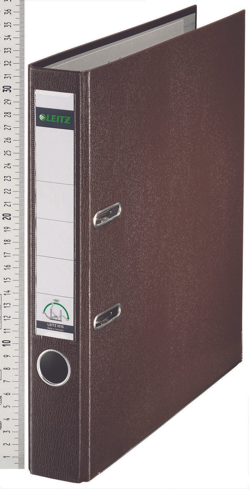 LEITZ Ordner Rückenbreite 5.2 cm DIN A4 Kunststoff braun